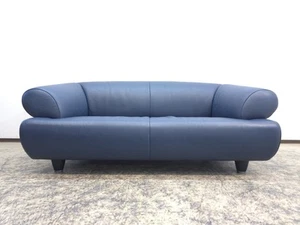 De Sede Ds 91 Designersofa Ledersofa Couch Blaugrau Couch Desede - Bild 1 von 16