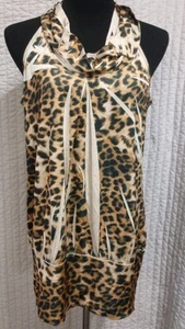 Moa Moa Womens Animal Print Sleeveless Top Size XL - Picture 1 of 4