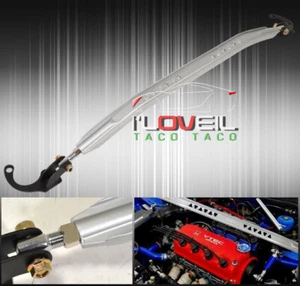 For 04-08 Nissan A34 Maxima Front Upper Strut Stabilizer Bar Brace Silver - Picture 1 of 3