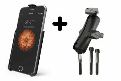 RAM BMW M8 Bolt Motorcycle Handlebar Mount for iPhone XS Max, 7 Plus & 6 Plus - image 1 of 4