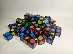 85 Qwirkle Cube Replacements Mix Match Roll & Win Game Mindware - Picture 1 of 4