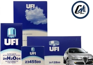 4 FILTRI KIT TAGLIANDO UFI ALFA 147 1,9 JTD - JTDM 8 / 16V 115 120 140 150CV - Foto 1 di 5