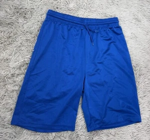 Children's Place Sport Boys XXL (16) Royal Blue Shiny Basketball Shorts - Picture 1 of 3
