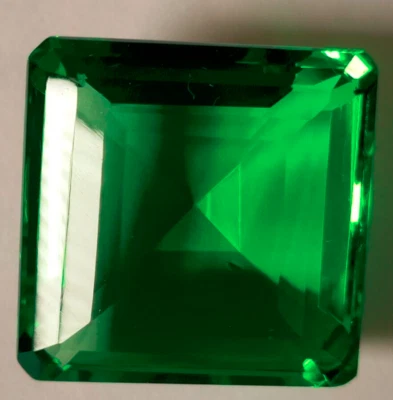 81.00 Ct. Green Peridot Square Cut Faceted AAA+ Loose Gemstone Gift for Birthday - Image 1 of 4