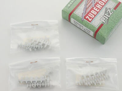 Pilz/Tillig 86101 60x Isolierschienenverbinder grau H0 TT WIE NEU OVP ST 1611-12 - Bild 1 von 3