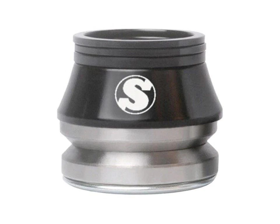 SUNDAY CONICAL INTEGRATED HIGH 1-1/8" BLACK BMX BICYCLE HEADSET  - Image 1 of 1