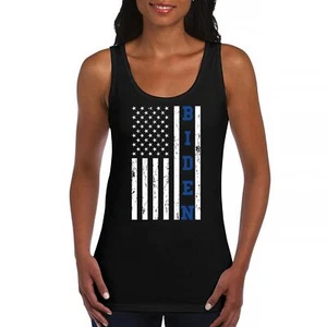 Joe Biden Flag 2024 Women's Tank Top Democrats President Political - Picture 1 of 29