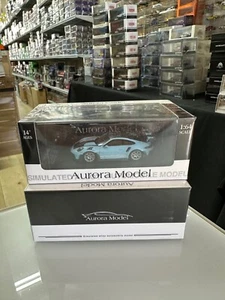 PORSCHE 992 GT3 RS MASON BLUE 1/64 SCALE DIECAST CAR MODEL BY AURORA MODELS - Picture 1 of 10
