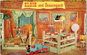Vintage Postcard Borden Borden's Dairy Milk Advertising AD Elsie The Cow - Picture 1 of 3
