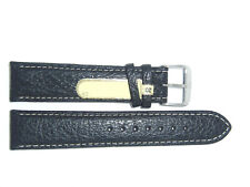 Di-Modell Genuine Shark Leather 20 mm BLACK Waterproof Watch Band "SHARKSKIN"