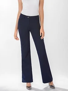 Bootcut Yoga Pants for Women with Pockets High Waisted Bootleg Work Pants - Picture 1 of 14