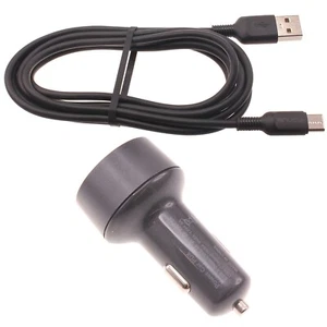 For Samsung Galaxy A14/A54 5G - Quick Car Charger 36W 2-Port USB Cable Type-C PD - Picture 1 of 6
