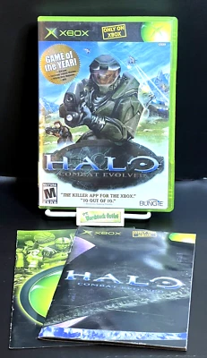 Halo 1 XBOX Combat Evolved GOLD Seal Complet w/Manual and Box 2001 - Image 1 of 3