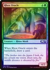 Rhox Oracle FOIL Core Set 2019 / M19 NM Green Common MAGIC MTG CARD ABUGames