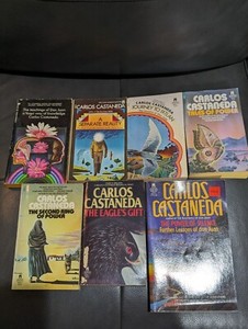 Lot of 7 Teachings of Don Juan books Carlos Castaneda
