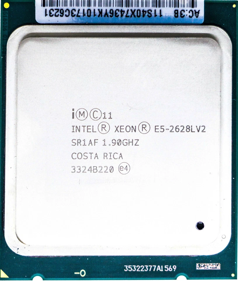 Intel Xeon E5-2628L v2 20M, 1.90 GHz CM8063501522202 SR1AF New CPU From Tray - Image 1 of 1