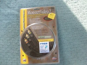 MonsterVideo2 High-Res Video cables  - 4 Meter, 24K Gold contacts - Picture 1 of 11