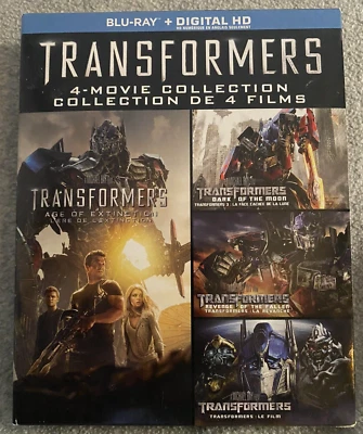 Transformers 4 Movie Collection Box Set Blu-Ray Movies (2014) - Image 1 of 2