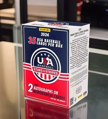 2024 Panini Stars and Stripes Blaster Value Box 7 Pack 2 Hits - Image 1 of 3
