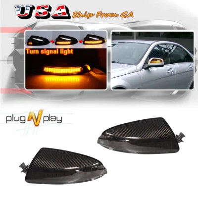 Luz de señal de espejo lateral LED secuencial para Mercedes Benz W164 ML350 ML450 ML500 Foto 1 de 4