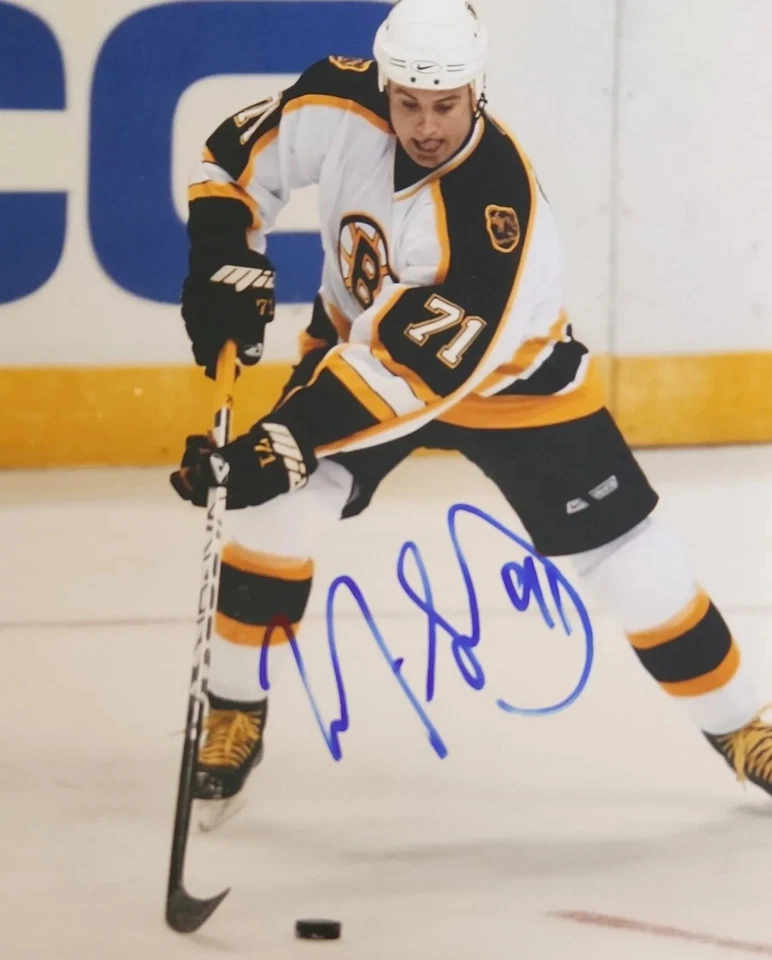 Foto firmada por Marc Savard de los Boston Bruins 8x10 de la NHL certificado de autenticidad  Foto 1 de 1