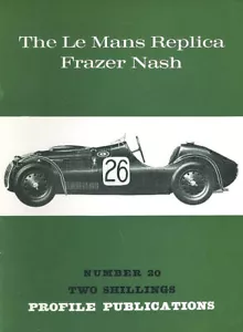 AUTOMOBILE PROFILE 20 LeMANS REPLICA FRAZER NASH POST-WAR ALPINE CUP_TARGA FLORI - Picture 1 of 3