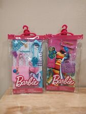 Lot Of 2 Brand New Still In Packaging Barbie Fashion Packs, Beach/Ice Cream
