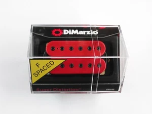 DiMarzio F-spaced Super Distortion Bridge Red W/Black Poles DP 100 - Picture 1 of 1