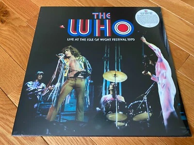 THE WHO "Live At the Isle of Wight 1970" SEALED 3 LP Set RED WHITE BLUE COLOR - Image 1 of 2