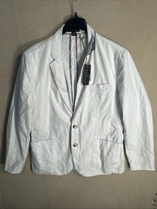 NWT TAILOR VINTAGE Connecticut Originals 46R Cotton Linen Stretch Jacket Blazer - Picture 1 of 14