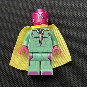 LEGO Marvel Super Heroes Vision (Yellow Spot) Minifigure | sh0303 | 76067 | VGC - Picture 1 of 2