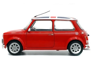 Mini Cooper 1.3i Sport Pack Red with White Stripes and UK Flag on Top 1/18 Dieca - Picture 1 of 5