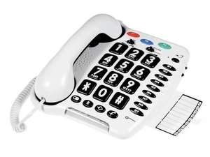 Geemarc CL100 Landline Multifunction Big Button Telephone - Loud - One-touch - Zdjęcie 1 z 10