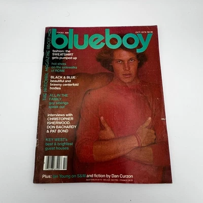 Vintage October 1979 Blue Boy Magazine Gay Beefcake Lifestyle Mag - Image 1 of 2