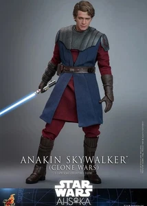 Anakin Skywalker Clone Wars Hot Toys 1/6 12" Figura Star Wars 913285 TMS129 - Foto 1 di 2