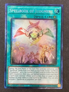 Yu-Gi-Oh #RA01-EN054 Spellbook of Judgment 1st Ed Prismatic Collector's Rare MP - Picture 1 of 2
