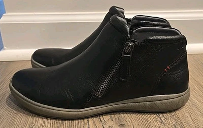 Botín Josef Seibel Caren 09 Z10307 de cuero negro con cremallera talla EU 36 US 6 G Foto 1 de 4