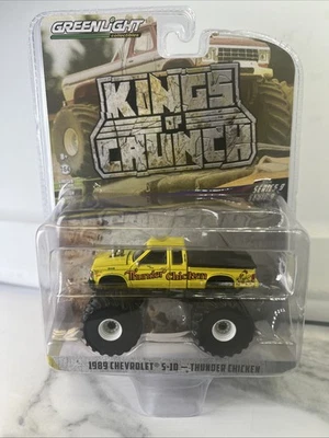 Greenlight Die-Cast 1989 Chevrolet S-10 Thunder Chicken 1:64 Kings of Crunch - Imagem 1 de 2