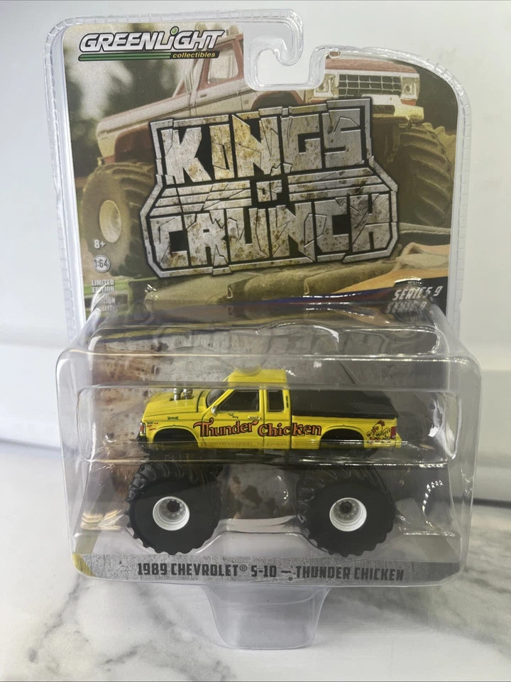 Greenlight Die-Cast 1989 Chevrolet S-10 Thunder Chicken 1:64  Kings of Crunch - Image 1 of 2