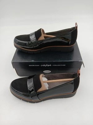 Dr. Scholl's Shoes Womens Size 8.5 Wide Black Webster Loafer Slip On Comfort - Image 1 of 4