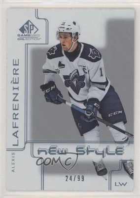 2019-20 SP Game Used CHL Edition 2000-01 New Style Tribute /99 Alexis Lafreniere - Image 1 of 2