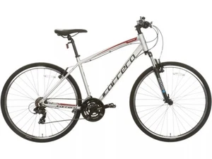 Carrera Crossfire 1 Mens Hybrid Bike - Silver, Medium - Picture 1 of 5