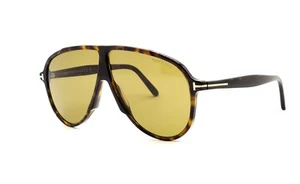 Gafas de sol TOM FORD TF 1211 Vladimir 52N Habana / lentes verdes 65 nuevas - Imagen 1 de 4