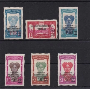 GABON COMPLETE SERIES OF 6 NEW STAMPS * No. 110 to 115 Price: €60 - Picture 1 of 1