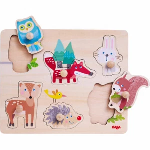 HABA Greifpuzzle Waldtiere Kinderpuzzle Puzzle Kinder ab 12 Monaten 1306542001 - Bild 1 von 2