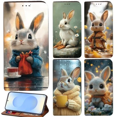 Custodia telefono supporto pelle per Samsung Galaxy S8/S9/S10/S21/S22/S23/S24/S25 - Immagine 1 di 4