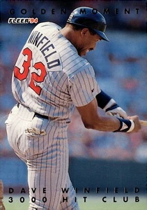 1994 FLEER Golden Moments Jumbos #3 DAVE WINFIELD (Twins) #/10,000 - Picture 1 of 2