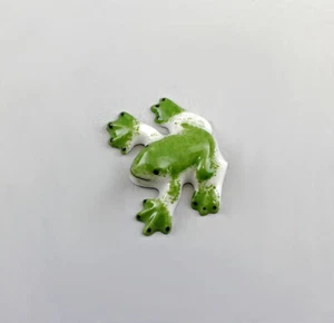 9986084 Porcelain Figurine Small Frog Lindner-Porzellan Bayern Hand Painted D3cm - Picture 1 of 3