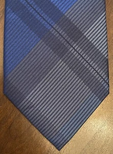 J. Ferrar Blue Gray 100% Polyester Men’s Neck Tie Made In China - Picture 1 of 9