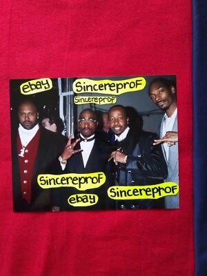 Foto Tupac 8x10 Death Row Records Suge Knight MC Hammer Snoop coleccionable rara Foto 1 de 4